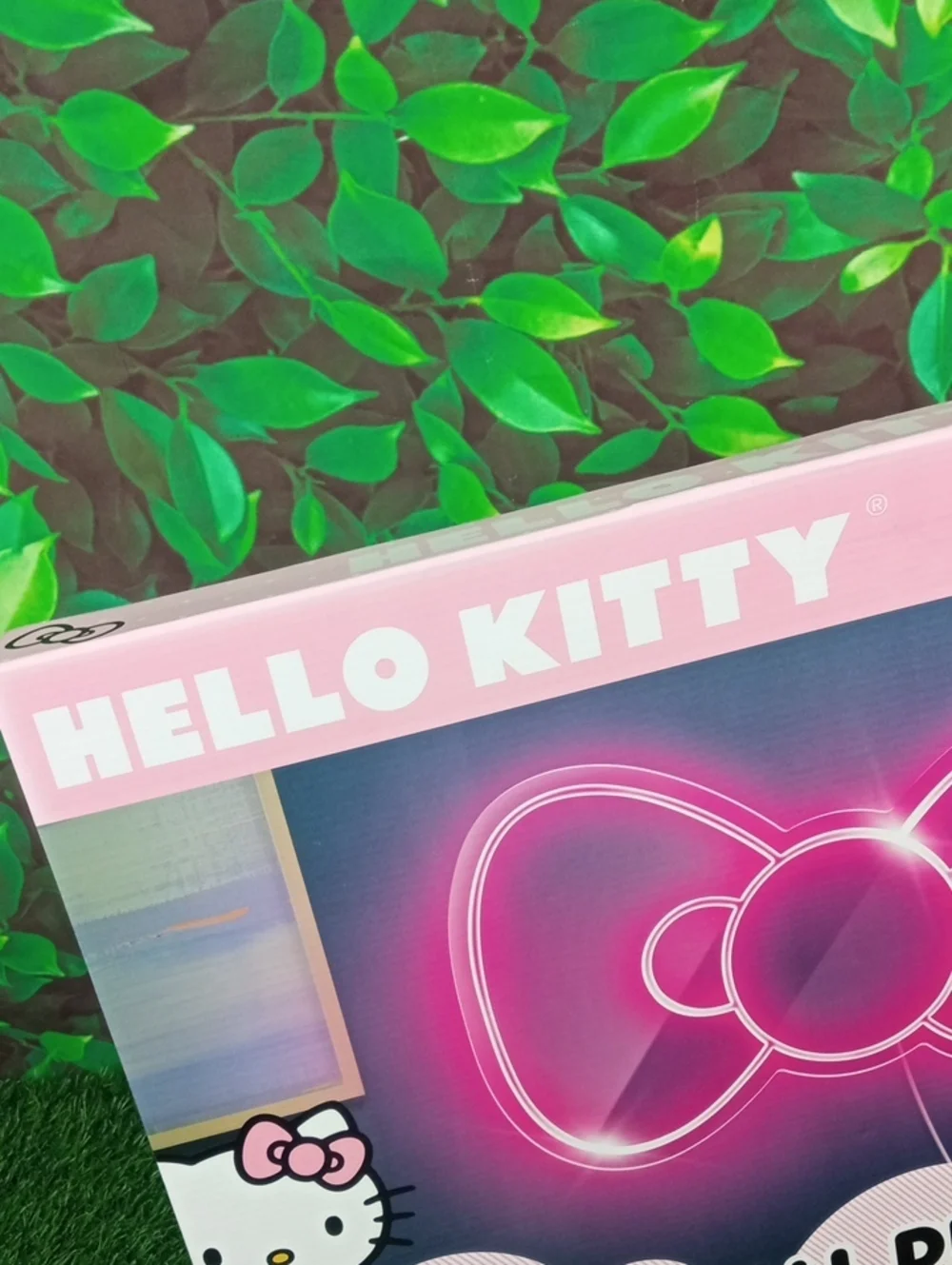 🛝🍒 Hello Kitty Light-Up Wall Decor - Pink Bow Neon
